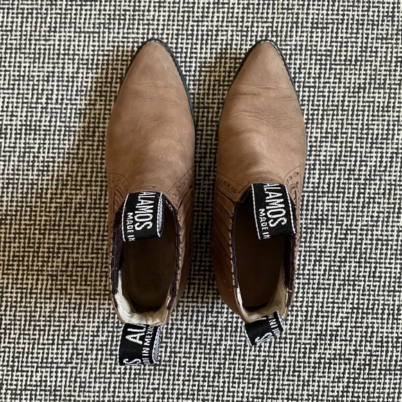 Alamos Authentic Mexican Ankle Cowboy Boots - Picture 3 of 7